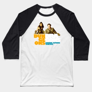 Dungeons & Dragons: Honor Among Thieves 2023 movies  Chris Pine as Edgin and Michelle Rodriguez as Holga fan works graphic design by ironpaette Baseball T-Shirt
